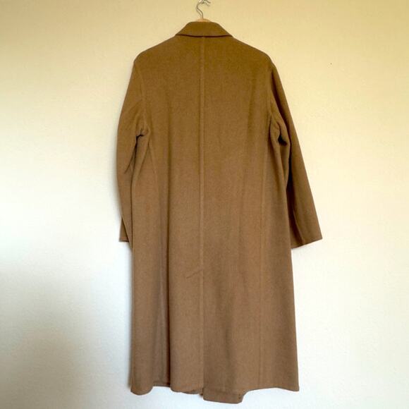 NWT $995 VINCE Double Breasted Notch Collar Wool Blend Soft Coat Size Large - Picture 8 of 11